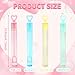 LOAVER 40 Pack Valentines Day Mini Heart Bubble Wands for KidsValentines Day Assorted Pastel Color Bubble Wands Toys for Class Party Exchange Gifts Wedding Goodie Bag Fillers - Image 4