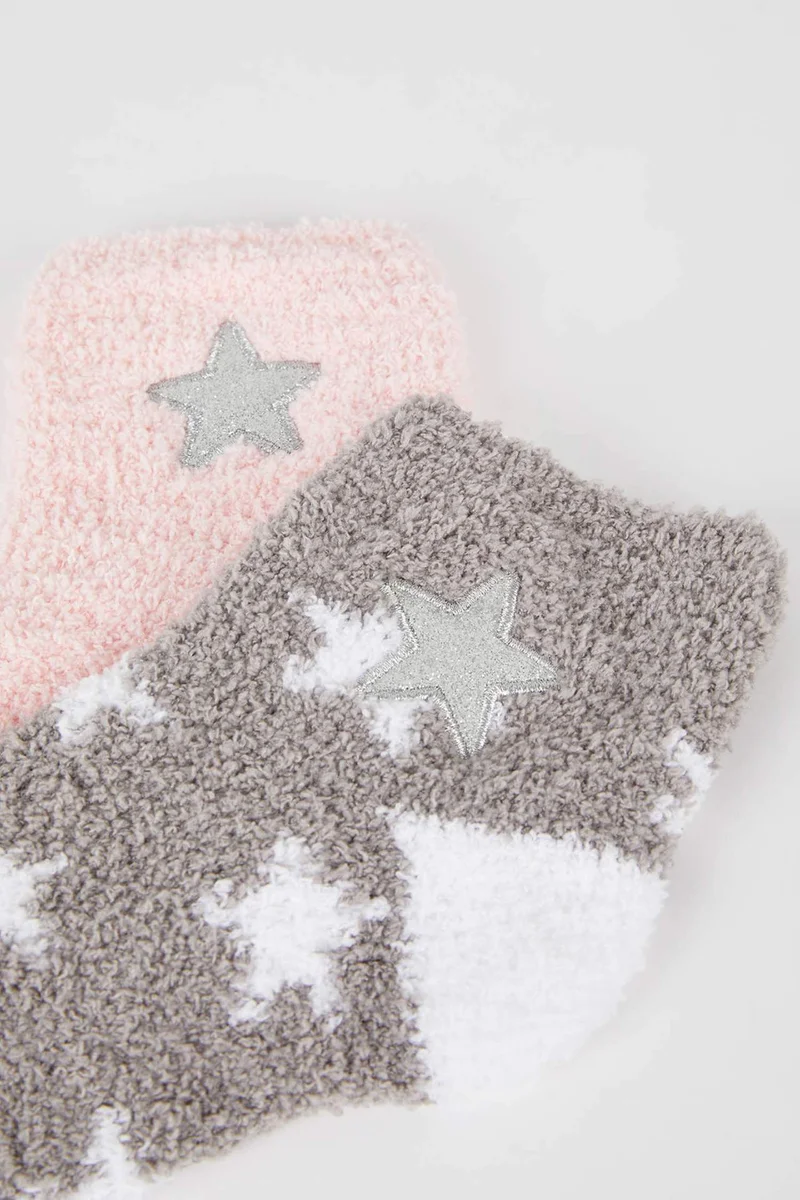 Defacto  Woman 2 piece Home Socks for Women | Best Price UAE