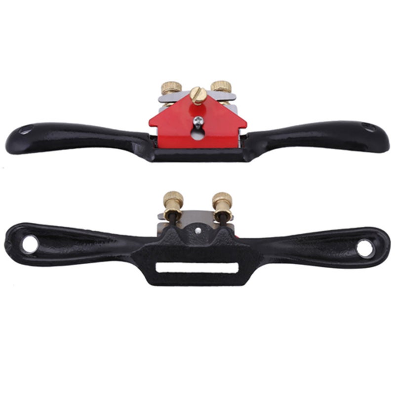 9 Inch Adjustment Woodworking Cutting Edge Plane Spokeshave Hand Trimming Tool With Screw - Image 5