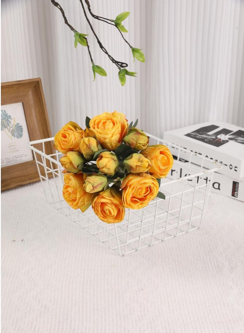 Generic Luxury Artificial Yellow Rose Bouquet – Elegant Touch for Home Décor & Special Occasions 