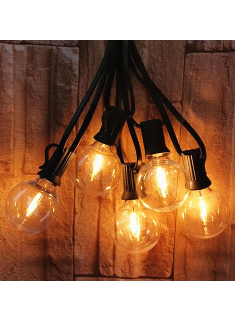 ARNOTEC - Outdoor Solar Fairy Lights, Bulbs, Fairy Lights, 10m, 20 LED Bulbs, Garden Fairy Lights with Remote Control, Light Spacing 40cm - Warm White IP65 Waterproof - Image 1