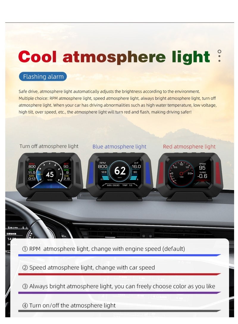 GULFLINK GULFLINK Head Up Display HUD Vehicle Speed Meter P21. - Image 5