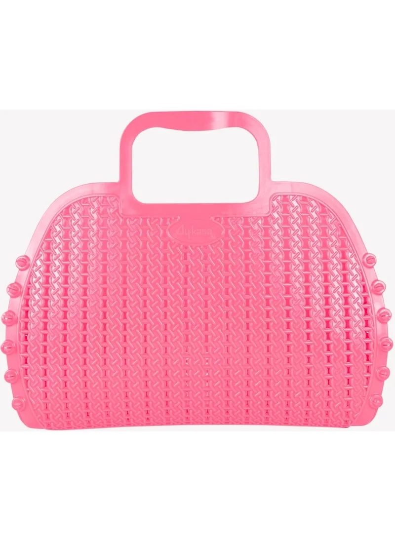 Ayyıldız Aykasa 221026 Baby Pink Foldable Beach Bag