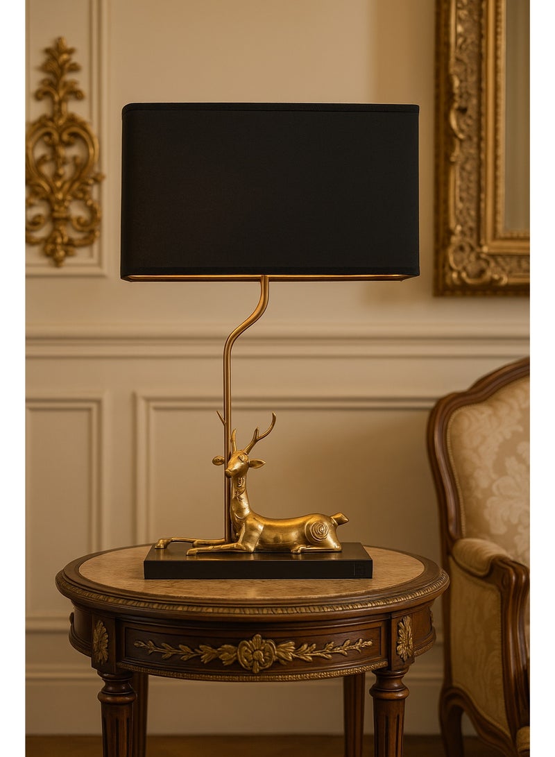 Roza lighting Black Golden Gazzelle Table Lamp - Image 5
