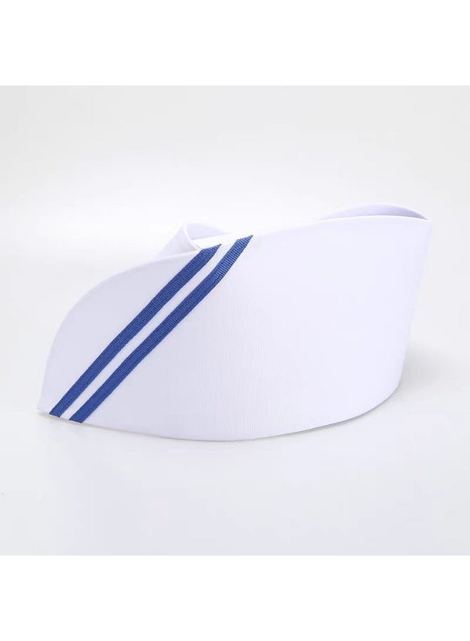 KUYING Thickened Nurse's Tailcoat Hat With Three Buckles And Adjustable Medical Work Cap 