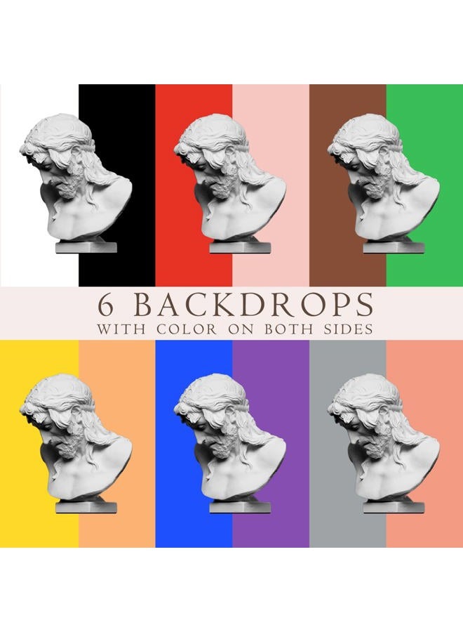 PULUZ Lightbox, PULUZ 15.8"/40cm Photo Studio Light Box,Adjustable Brightness Portable Picture Box with Led Lights and 12 Colors Photography Backdrops, Light Box for Product Photography - Image 4