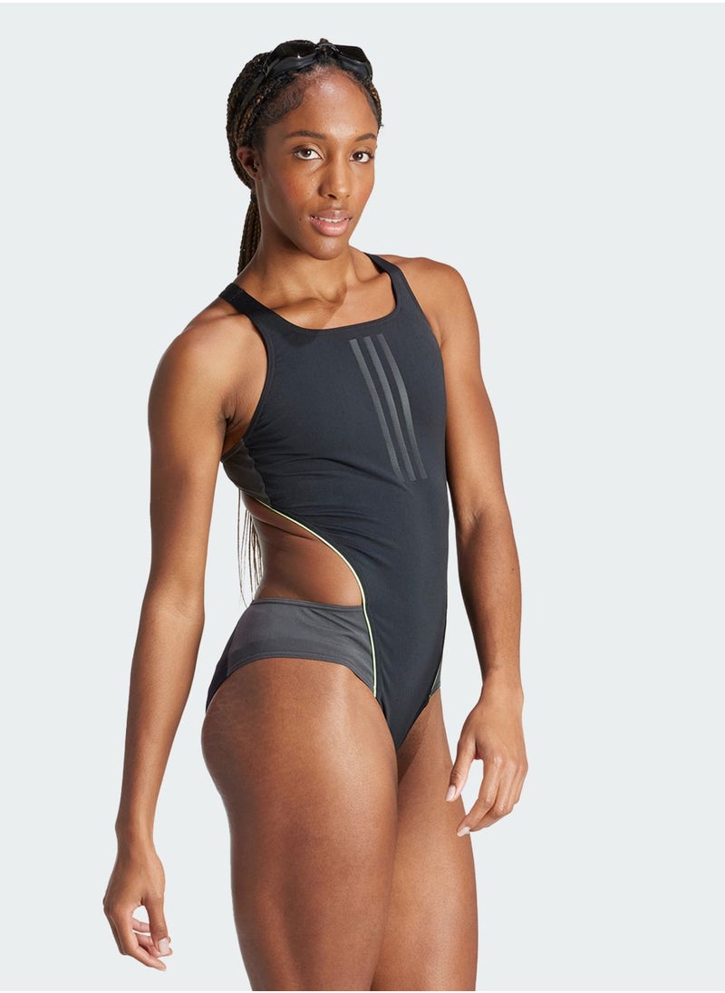 Adidas - 3 Stripes Swimsuit - Image 1