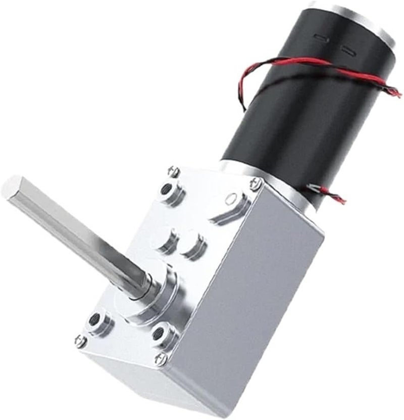 12 فولت 40 دورة في الدقيقة محرك تيار مستمر عزم دوران عالي 70 كجم سم قوة ذاتية القفل للباب الدوار - Image 1