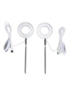 NIBEMINENT 2PCS Grow Light Full Spectrum LED Plant Light for Indoor Plants Height Adjustable Growing Lamp with Auto On Off Timer 2 4 8H 4 Dimmable Brightness  - Image 1