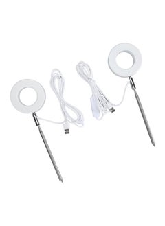 NIBEMINENT 2PCS Grow Light Full Spectrum LED Plant Light for Indoor Plants Height Adjustable Growing Lamp with Auto On Off Timer 2 4 8H 4 Dimmable Brightness  - Image 3