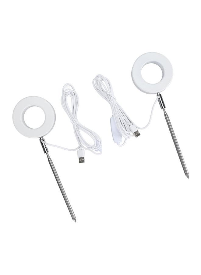 2PCS Grow Light Full Spectrum LED Plant Light for Indoor Plants Height Adjustable Growing Lamp with Auto On Off Timer 2 4 8H 4 Dimmable Brightness