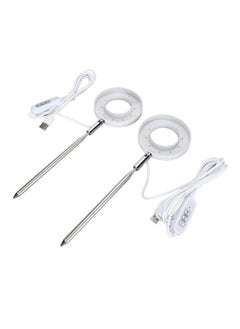 NIBEMINENT 2PCS Grow Light Full Spectrum LED Plant Light for Indoor Plants Height Adjustable Growing Lamp with Auto On Off Timer 2 4 8H 4 Dimmable Brightness  - Image 2