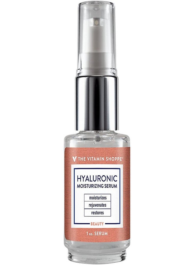 The Vitamin Shoppe Hyaluronic Booster Serum, Moisturizing, Rejuvenating and Restoring Facial Serum, Beauty Supplement, Best Used with Hyaluronic Crème (1 Ounces Serum) - Image 2