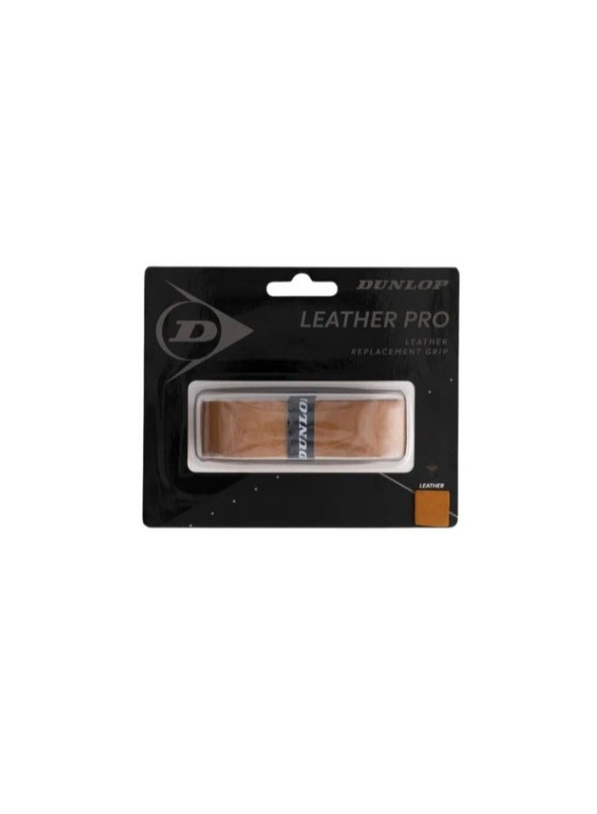 DUNLOP Leather Pro Replacement Over Grip  Size: NS   Color: Brown - Image 1