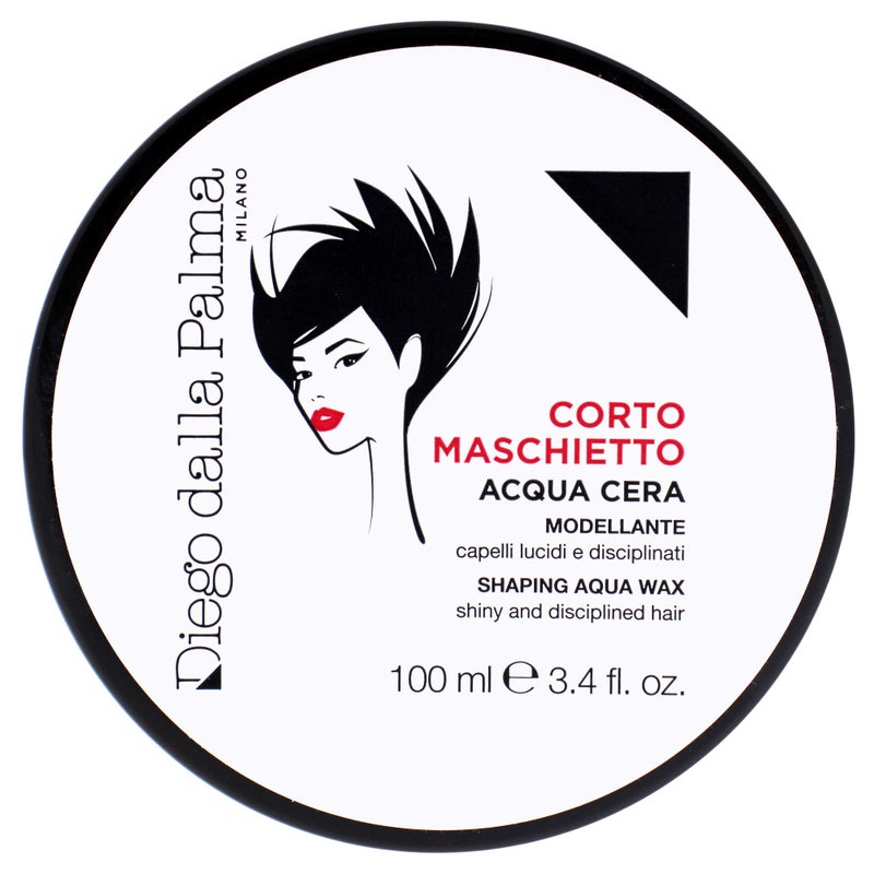 Diego Dalla Palma Shaping Aqua Hair Wax - Tames And Makes The Hair Manageable - Increases Hydration And Adds Shine - Perfect For Short And Layered Cuts - Get Textured And Tousled Looks - 3.4 Oz - Image 2