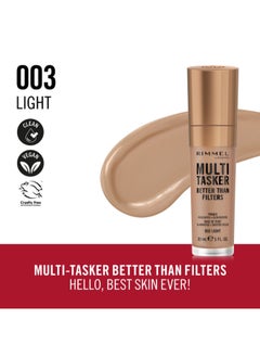 RIMMEL LONDON Multi-Tasker Better Than Filters Face Primer Glow Booster and Highlighter - 003 - Light 30ml  - Image 2