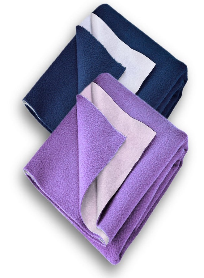 ملاءة فاسترورا الجافة المقاومة للماء للأطفال والكبار | ملاءة امتصاص فورية للبول والتبول وحصيرة للتبول اللاإرادي | وسادة سفلية ناعمة قابلة لإعادة الاستخدام من الصوف المسامي وحصيرة تدليك (عبوة من قطعتين | كبير | 140 × 100 سم) - Image 1