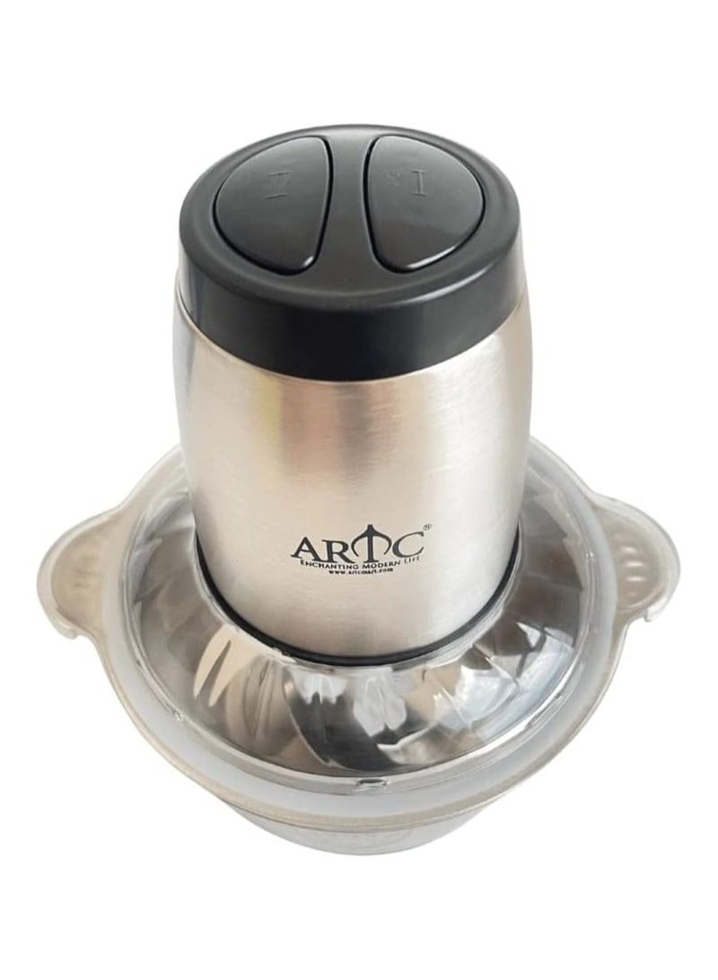 ARTC ARTC Cooking Food Chopper And Automatic Multifunction Meat Mincer And Food Processor Machine 2L And Stainless Steel Electric Grinder, Blender, Mixer, Chopper 250W - Image 3