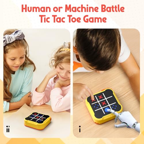 Bacare Tic Tac Toe Bolt,Handheld Electric Puzzle Game Console,Electronic Board Games for Educational and Memory Growth,Gift Ideal for Kids and Adults' Birthday,Portable Travel for Car Ride,Multicolour - Image 4
