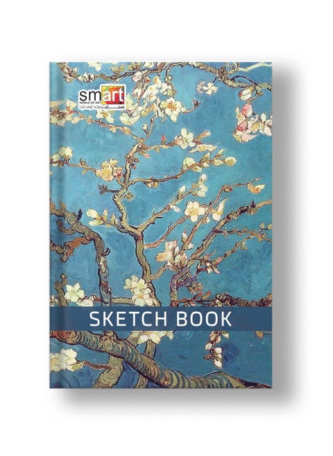 Vincent Van Gogh High Quality Sketchbook 40 Light cream Sheets Size 24x16.50cm 95gm For Drawing, Art - Multi Color - By Smart