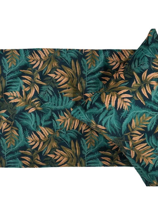 SHRIANAND CREATIONS Shri Anand Creations Digital Print Super Soft Fabric Bed Runner Scarf with Matching Cushion Covers/Slipcover Mattress Protector/Bed Linen Scarf/Decorative Set for Bedrooms/Hotel Rooms (Design-3)  - Image 3