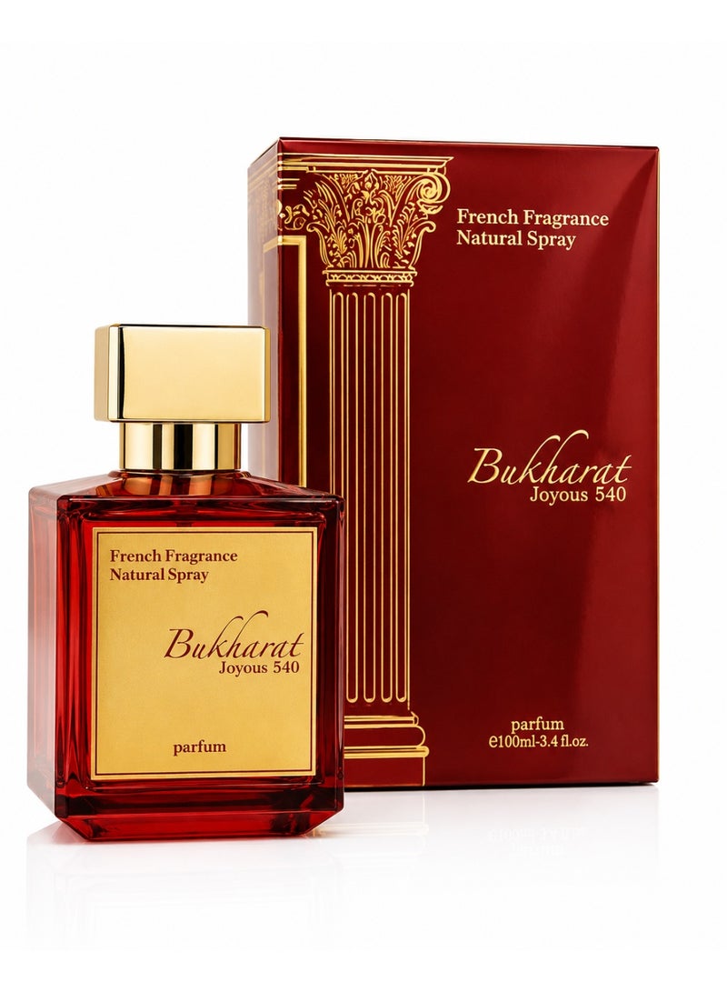 جويوس عطر جويوس فرينش بخورات روج 540 او دو بارفان للرجال والنساء، 100 مل - Image 1