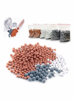 Generic Ionic Shower Head Mineral Beads - 4 Extra Replaceable Ion Balls for Hard Water Softening and Chlorine Removal in Stone Shower Heads. Enhance Your Shower Experience!  - Image 1