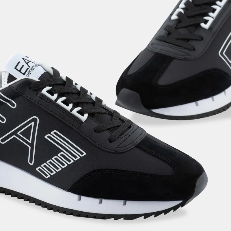 EA7 Emporio Armani Men's Logo-Print Lace-Up Shoe