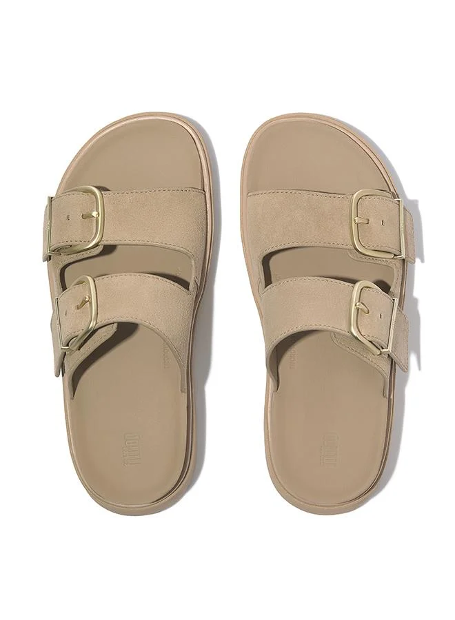 Fitflop GEN-FF BUCKLE TWO-BAR SUEDE SLIDES