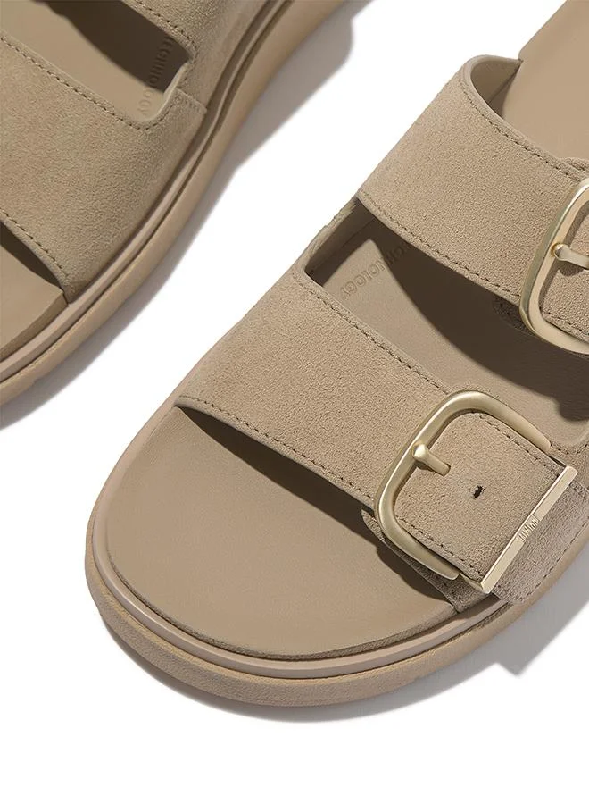 Fitflop GEN-FF BUCKLE TWO-BAR SUEDE SLIDES