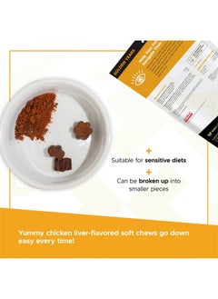 VetriScience Laboratories Golden Years Clear And Bright Vision Support For Senior Dogs, Chicken Flavor, 60 Chews  Supports Cloudy And Teary Eyes And Ocular Blood Flow  - Image 5