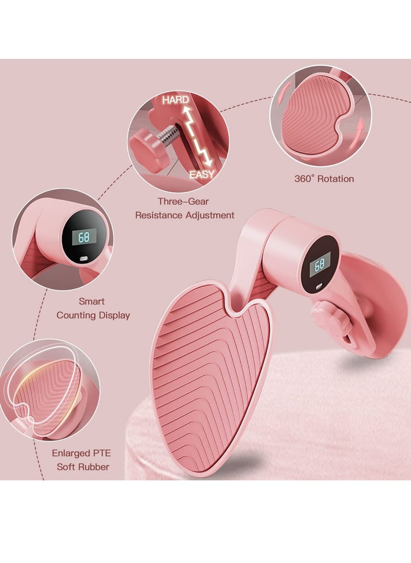 Excefore Thigh Toner, Kegel Exerciser, Pelvic Floor Trainer, Hip Trainer, Inner Thigh Exercise Equipment for Women, Thigh Exerciser for Butt/Arm/Leg with Counter&Resistance Adjustmentt  - Image 2