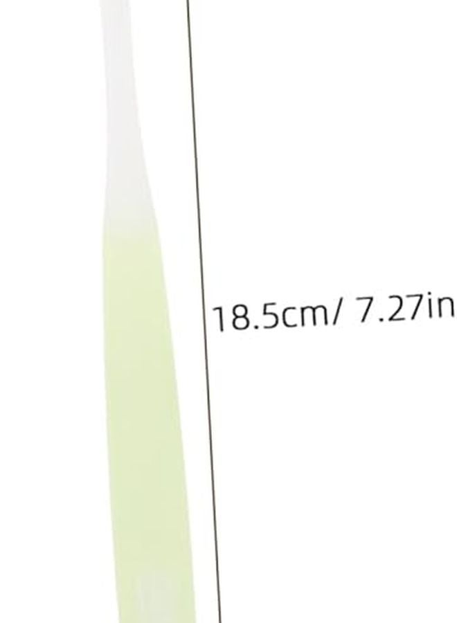 فرشاة أسنان على شكل حرف U للبالغين ذوي التقويم، شعيرات ناعمة، منظف لطيف للثة، إزالة البلاك، أزرق - Image 3