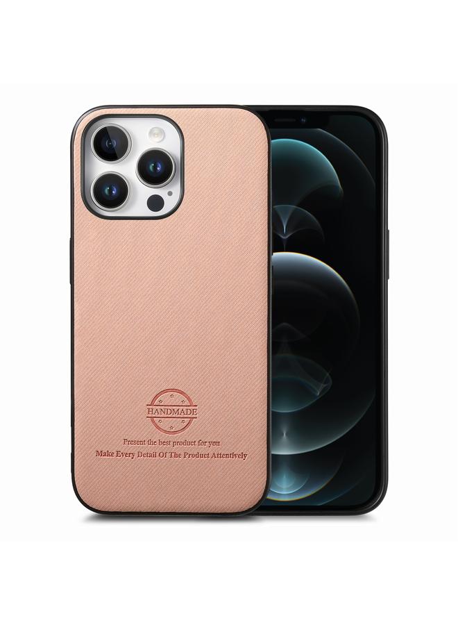 Zaboon Case For iPhone 12 Pro Twill Fabric Leather Skin Back Phone Case - Image 1