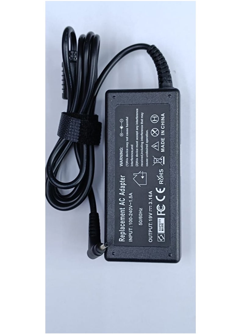 CS 19V 3.16 SMALL PIN A AC ADAPTER SAMSUNG FOR LAPTOP  - Image 3