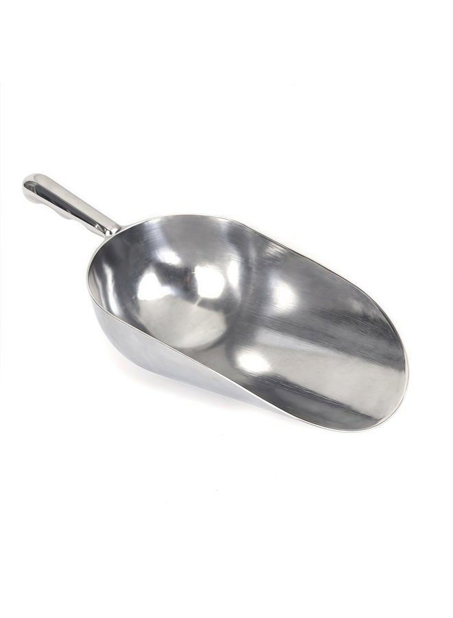 RyanDesign Heavy-Duty Cast Aluminum Kitchen Scoop - Rust-Proof, Ergonomic S-Handle Ice Cube Endurance Scoopfor Ice, Candy, Popcorn, Coffee Beans, Flour & Pet Food - Commercial-Grade Durable Design (XL（38oz）) - Image 1