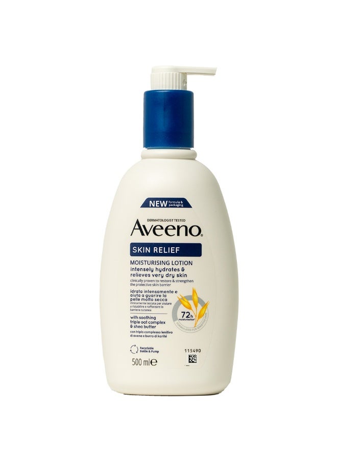 Aveeno Skin Relief Moisturizing Lotion with Shea Butter 500ml - Image 1