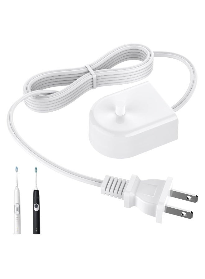 IBERLS شاحن بديل IBERLS لفرشاة الأسنان الكهربائية Philips Sonicare 4100 5100 6100 6500 7500 HX6100 قاعدة شحن استقرائي سلك طاقة لنماذج DailyClean DiamondClean وسلسلة 30009000 - Image 1