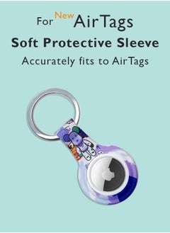 Theodor Protective Silicone Case Cover with Key Ring Kaws For Apple AirTag  - Image 2