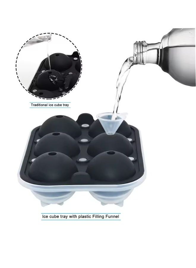Premium Silicone Ice Ball maker 6 Ice Balls Making Mold Tray for Juice and Drinks - Image 2