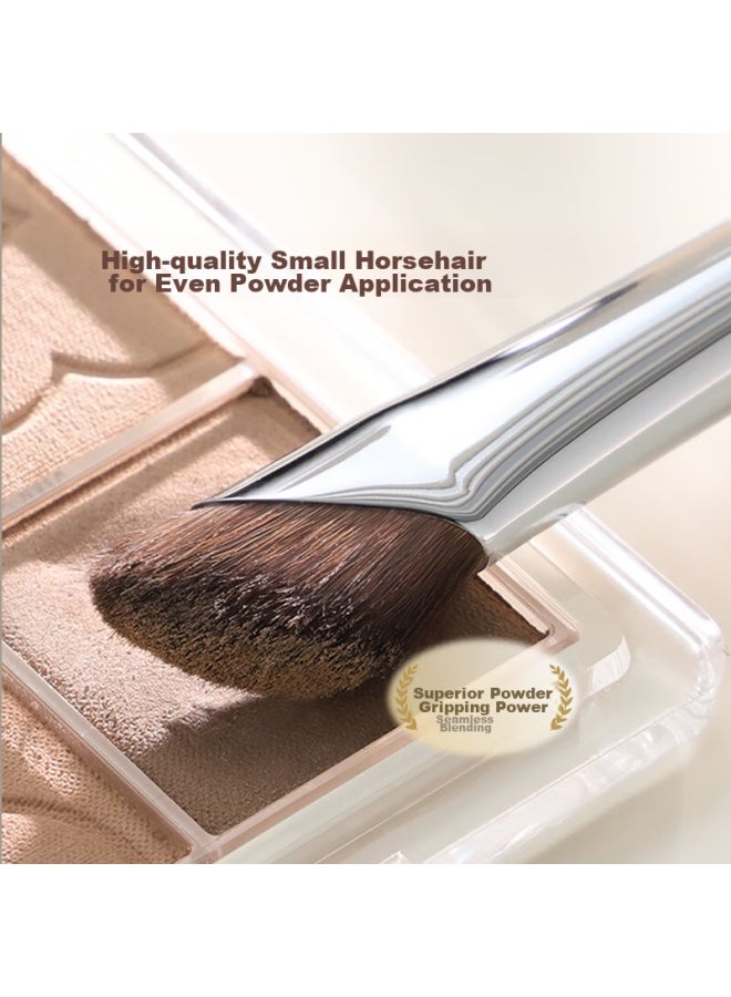 GOOOD Gudi Goood Sickle-shaped Angled Nose Shadow Brush, 2-piece Set, Professional Contouring Brush, Side Shadow Highlighter, Angled Makeup Brush - Image 5