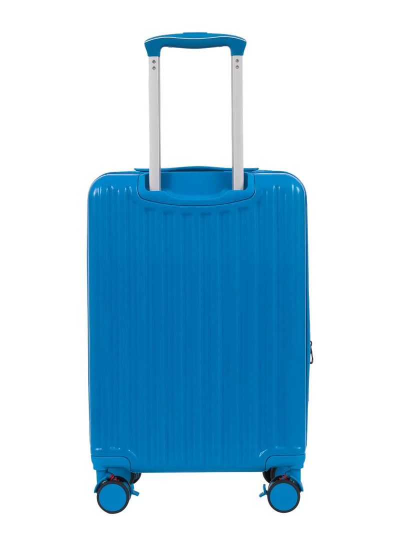 بارا جون حقيبة سفر باراجون مقاس  بوصة بفتحة أمامية من مادة  + نايلون الفاخرة بعجلات صلبة تحمل  كجم