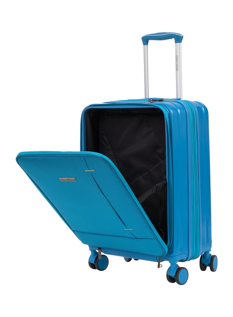 Parajohn Front Open Cabin Size 20 inches luggage with Premium ABS +Nylon Material- 55 cms carrying 10kg|8 Wheels Hard Sided Trolley - Image 5