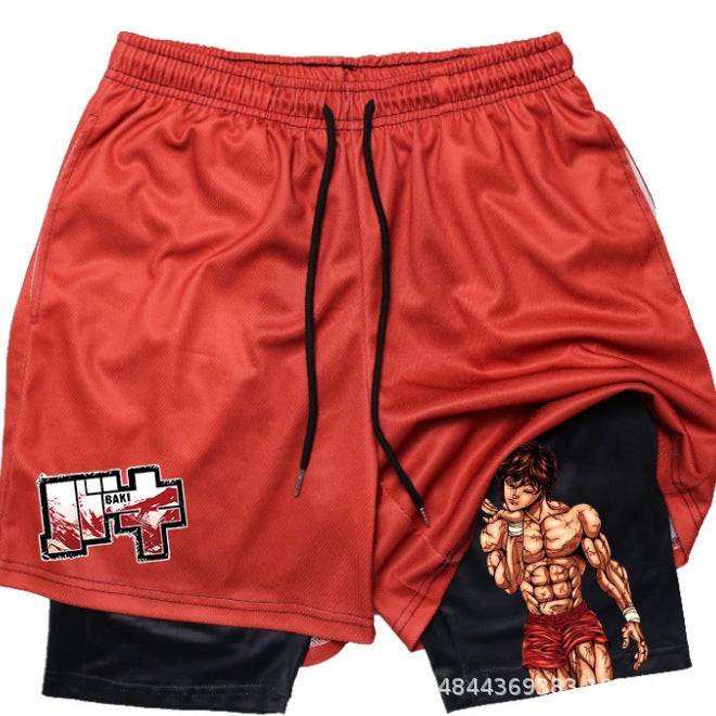 Dragon Ball Series 3D Digital Printing Shorts Double-Layer Beach Pants E-Commerce Supply Beach - Image 1