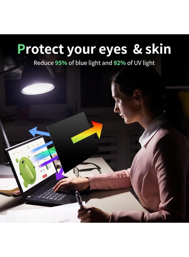 Laptop Privacy Screen 15.6 Inch-16:10 Aspect Ratio Anti-Glare Blue Light Computer Monitor Protector, Laptop Screen Privacy Shield Removable 15.6in Filter for Lenovo HP Huawei Honor Xiaomi  Redmi Dell Acer Asus Thinkpad Envy Xps - Image 5