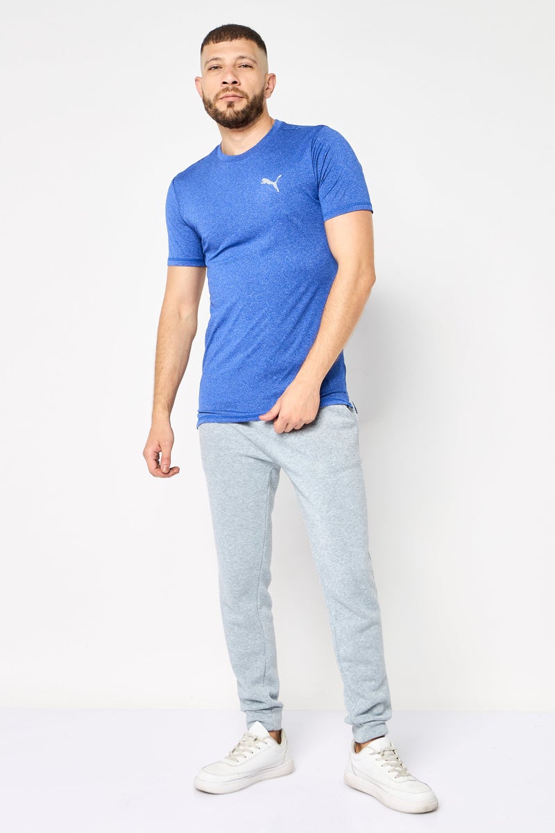 PUMA Men Sportswear Fit Short Sleeve Training T-Shirt, Blue Heather - Image 2