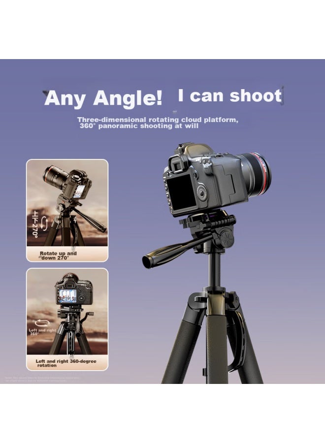 JIAHUACAI Jiahua Cai Tripod For Smartphones, Cameras, Mirrorless And Dslr Cameras, Sony, Canon, Photography, Videography, Horizontal And Vertical Shooting, Stable Indoor Selfie, Tiktok , Short Video, Outdoor Portable Stand  - Image 4