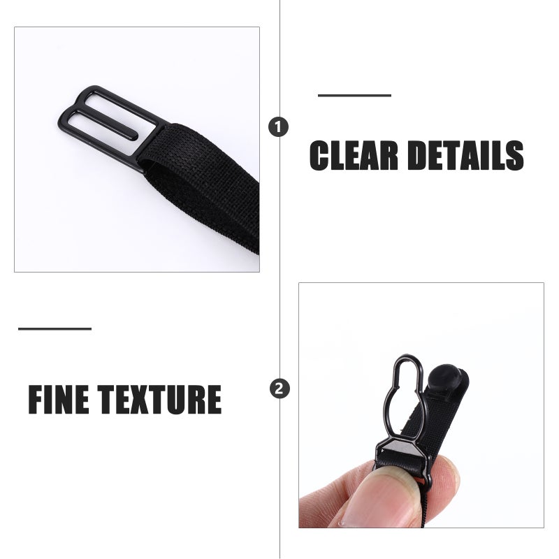 10 Pcs Adjustable Hanging Ropes Convenient Extension Lanyards (Black) - Image 5