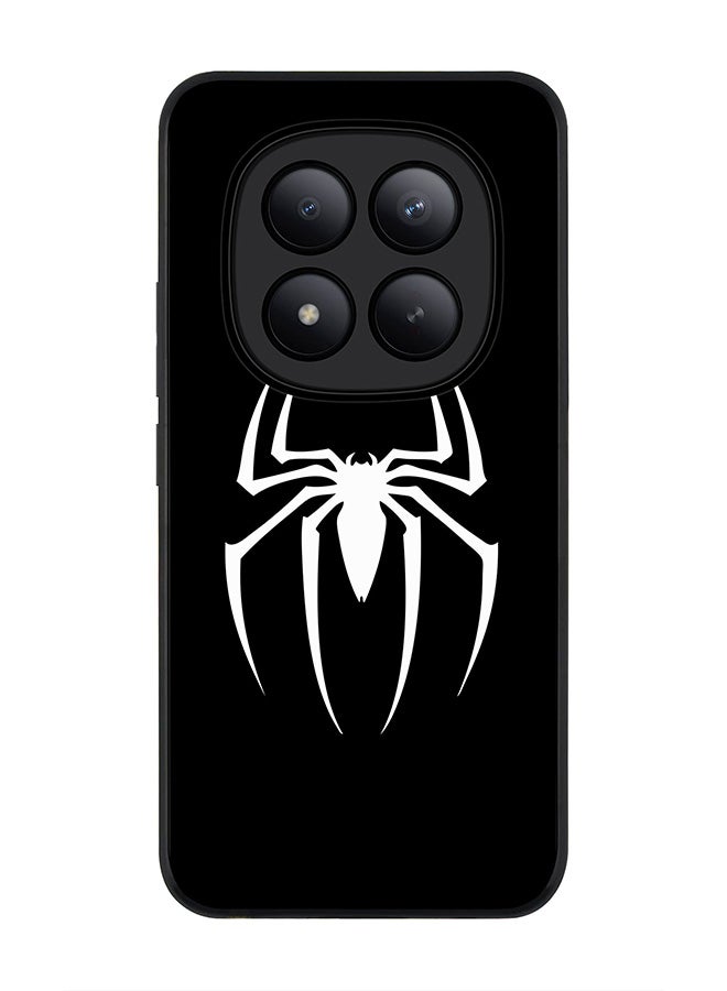 Stylizedd For Xiaomi Redmi Note 15 Pro+ / Poco M8 Pro Case,Slim fit Camera Protection, Shockproof Thin Phone cover  - Spidermark (Black) - Image 1