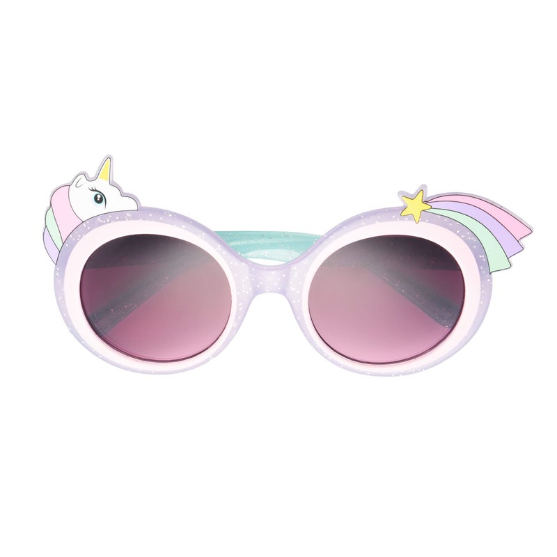 Foster Grant Girls You Are Magic Sunglasses, Pink Multi Unicorn, 42 US - Image 2